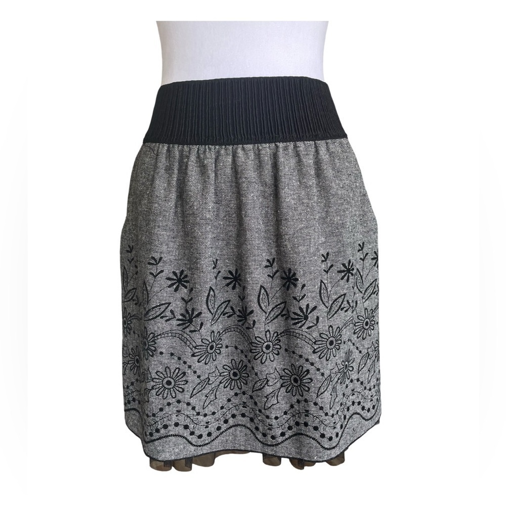 Joe Benbasset Gray and Black Skirt Size Large